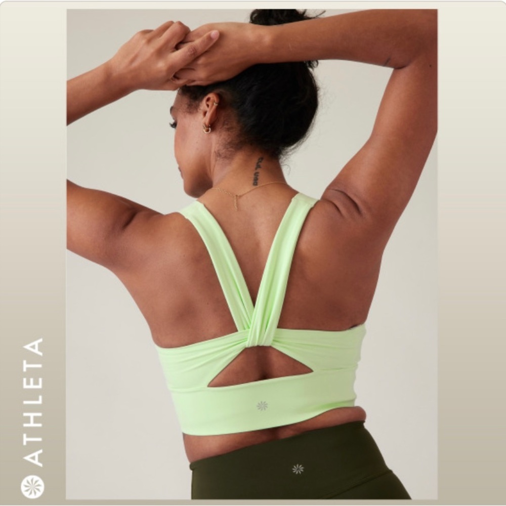 Lime Green Warrior Twist Bra A-C